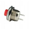 Vitalco VS5409 Fi 10.5mm Momentary Monostable NO Button Switch, Red