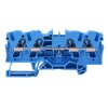 2004-1404 WAGO Blue 4-Way DIN Rail Mount Terminal Block 6mm² 32A