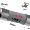 1A bezp. ceram. szybki; 10x38mm 500V gG