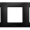 ARIA Ramka potrójna do łączników IP44 czarny metalik RH-3U/33