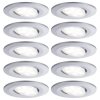 Paulmann 99923 LED bathroom recessed light set 60W Chrome matt