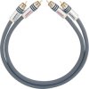 Oehlbach 2017 RCA Audio Cable 1m Anthracite Gold Plated Connectors NF 14 Master