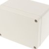 ABS enclosure, (L x W x H) 119 x 89 x 80 mm, light gray (RAL 7035), IP66, 1554GGY