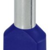 Insulated twin wire end ferrule, 16 mm², 31 mm/16 mm long, blue, 3202847