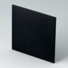 Front plate, PPO, (W x H) 67.6 x 67.6 mm, black, B6123221
