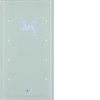 KNX TS Sensor dotykowy 3-kr z reg. temp., szkło, białe 75643030