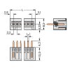 WAGO 734-142/046-000 Male MCS-MINI 10P 3.5mm Straight Pin Pk100