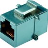 Modular adapter, RJ45 socket to RJ45 socket, straight, Cat 5, Y-CONJACK-16