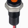 Lampka kontrolna do montażu panelowego 1.8 → 3.3V dc Pomarańczowy 6mm LED Wyprowadzenia RS PRO