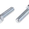 Śruba z łbem sześciokątnym gwint M14 50mm skok 2.0mm Stalowe Sześciokątny Powlekane jasnym cynkiem RS PRO