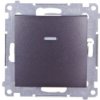 Simon 54 Przycisk Pojedynczy Z Podświetleniem Antracyt Dp1al.01/48