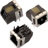Socket, RJ11/RJ12/RJ14/RJ25, 6 pole, 6P6C, Cat 3, solder connection, through hole, 615006143421