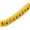 Oznacznik przewodów OZ-2/6 żółty E04ZP-01020400700 (100szt.)