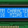Wyświetlacz alfanumeryczny LCD, , Alfanumeryczny, Midas