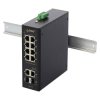Switch PoE 10-portowy ISFG108 do 8 kamer IP