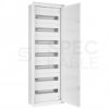 Rozdzielnica podtynkowa metalowa 7x18 modułów IP30 (400V AC) 1185x415x130mm drzwi pełne NEKU