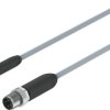 Kabel do siłownika/czujnika Złącze A M8 liczba rdzeni 4 długość 5m Rodzaj A Męskie Złącze B Złącze M12