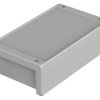 Aluminum enclosure, (L x W x H) 299 x 173 x 90 mm, light gray (RAL 7035), IP69K, 00166335