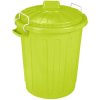 Curver 259601 Oscar Storage Box Light Green with Lid and Metal Holders