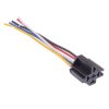Prewired 5 Pin Mini Automotive Relay Socket Holder Harness