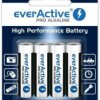Zestaw baterii alkaliczne everActive LR64BLPA (x 4)