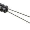 Aluminiowy kondensator elektrolityczny 10μF 50V dc Radialny, Otwór przelotowy Panasonic roztaw: 2mm 5 (Dia.) x 11mm