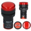 Lampka Kontrolna Sterownicza Czerwona Led Fi:22 24V