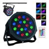 Reflektor sceniczny kolorofon LED PAR RGB 18 led + pilot