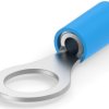 Insulated ring cable lug, 1.25-2.0 mm², AWG 16 to 14, 7.92 mm, M8, blue, 320575