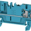 Terminal block, push-in connection, 1.5 mm², 3 pole, 17.5 A, 6 kV, blue, 2675720000