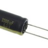 Kondensator 3300μF 6.3V dc Radialny, Otwór przelotowy Panasonic roztaw: 5mm 10 (Dia.) x 30mm