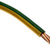 Przewód montażowy 35mm² Zielony/Żółty RS PRO PVC TI1 450 V DC, 750 V AC dł. 50m 7/2,52 mm 70°C BS EN 50525-2-31:2011