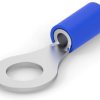 Insulated ring cable lug, 1.25-2.0 mm², AWG 16 to 14, 6.73 mm, M6, blue, 8-321045-1
