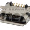 Gniazdo microUSB B SMD 5PIN montażowe