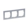 SUNO Ramka 3 potrójna aluminium szczotkowane 721563 LEGRAND