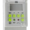 Przełącznik czasowy DIN 1-kanałowy Cyfrowe 110 → 240 V AC RS PRO SPDT
