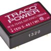 Przetwornica DC-DC, 6W, Uwe 18 → 75 V DC, Uwy 5V dc, Iwy 1A, TRACOPOWER
