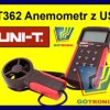 Anemometr UT362 - wiatromierz z pomiarem temperatury