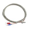 Czujnik Temperatury Typ K M6 1m WRKT01, Sonda termopara wkręcana 0600°C
