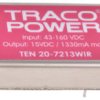 Przetwornica DC-DC, 20W, Uwe 43 → 160 V DC, Uwy 15V dc, Iwy 1.33A Tak, TRACOPOWER Nie