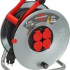 Przedłużacz bębnowy 40m 4 gniazda Szpula przedłużacza typ Typ E - gniazdo francuskie Typ E – francuski 230 V
