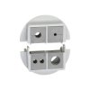 Icotek 45722 QVT 50/4 Split Cable Grommet piece Grey 1 piece Compartmentable