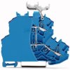 Double level terminal, spring-clamp connection, 0.25-4.0 mm², 2 pole, 24 A, 8 kV, blue, 2002-2239/099-000