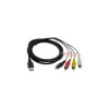 Kabel USB - 4 * RCA 1.8m