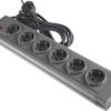 Przedłużacz 6-gniazd 230 V AC CEE 7/7 Schuko/ Typ F 2m 374193
