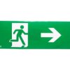 Piktogram Pm25 100X300 Człowiek W Drzwiach Strzałka Prawo Logo Awex (Iso7010)
