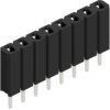 Socket header, 8 pole, pitch 2.54 mm, straight, 10025425