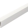 Cable duct, (L x W x H) 2000 x 15 x 15 mm, PVC, pure white, 6191002