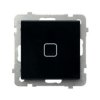 SONATA TOUCH Wyłącznik jednobiegunowy zwierny dotykowy podświetlany szkło czarne ŁPD-21RS/m/32 OSPEL