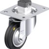 Blickle 850022 LK-RD 100R-3-CS11-FA Rolka obrotowa z blachy stalowej Średnica koła: 100 mm Maksymalne obciążenie: 100 kg
